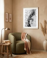 Prisma Black  framed in a tender room thumbnail