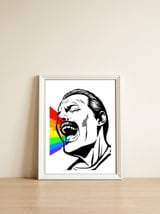 Singing Rainbows — framed, leaning against the wall thumbnail