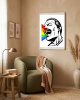 Singing Rainbows framed in a tender room thumbnail