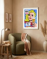 Supernova framed in a tender room thumbnail