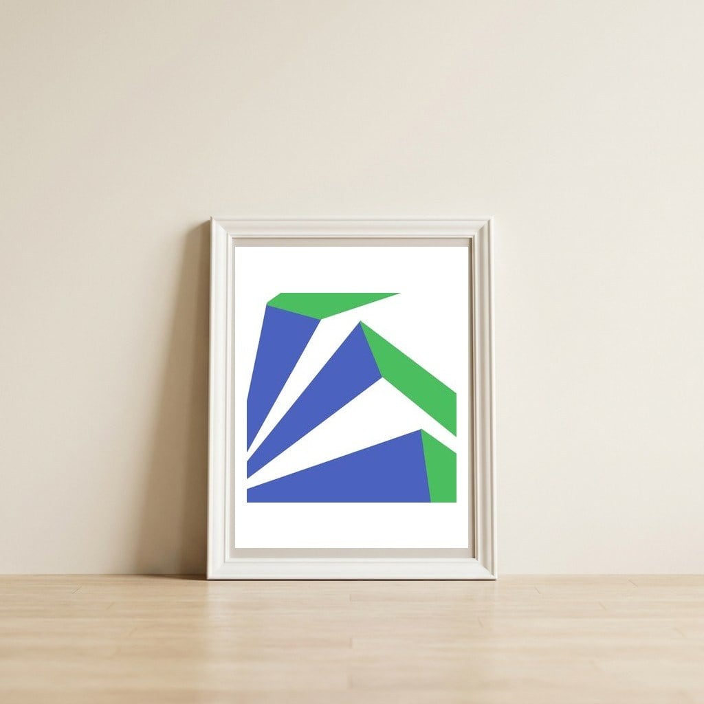 Walls 7 — framed, leaning against the wall