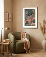 TROPICAL FOREST no2 - UKIYO-e framed in a tender room thumbnail