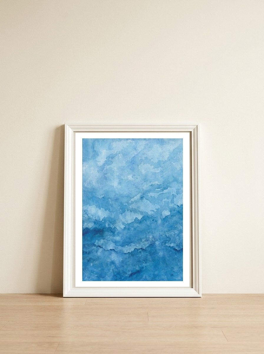 Irenic #4 — framed, leaning against the wall