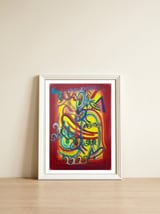 Formas En El Espacio 29 — framed, leaning against the wall thumbnail