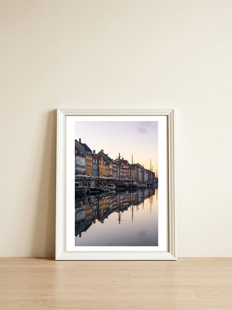 COPENHAGEN 02 — framed, leaning against the wall