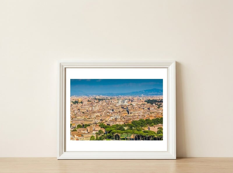 ROME 03 — framed, leaning against the wall