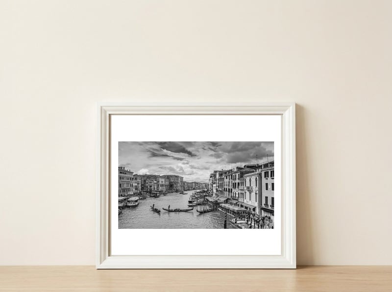 VENICE 06 — framed, leaning against the wall