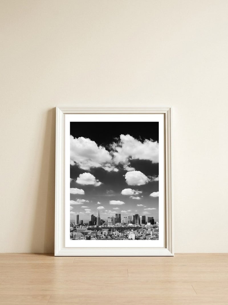 TOKYO 08 — framed, leaning against the wall