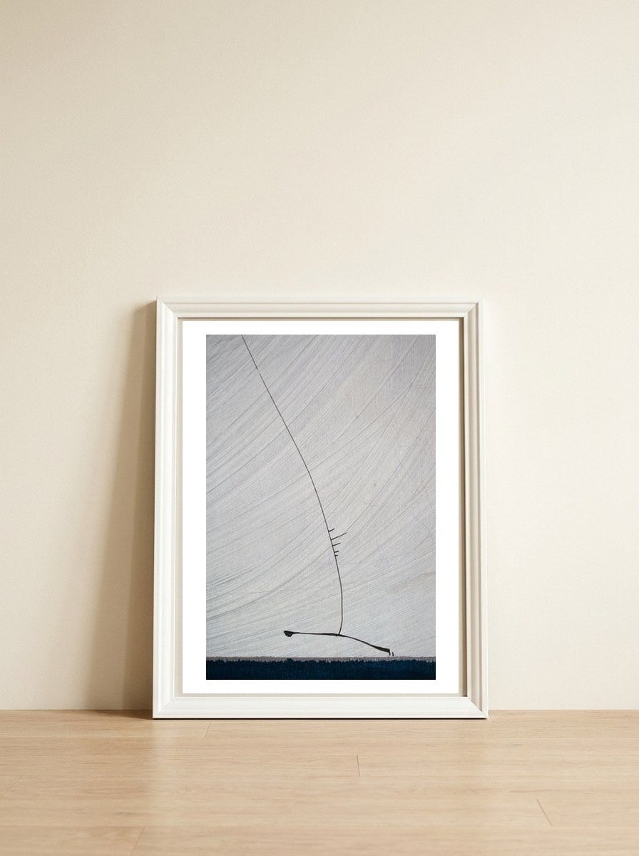 Abstract #1 — framed, leaning against the wall