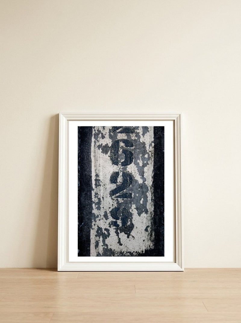Urban #2 — framed, leaning against the wall