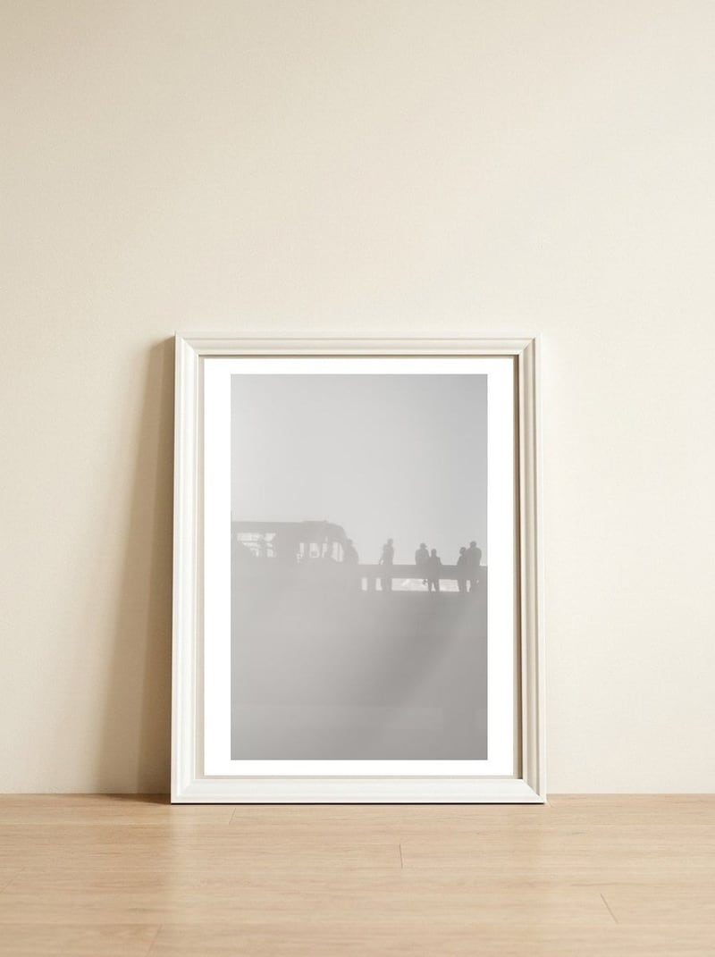 Urban #6 — framed, leaning against the wall