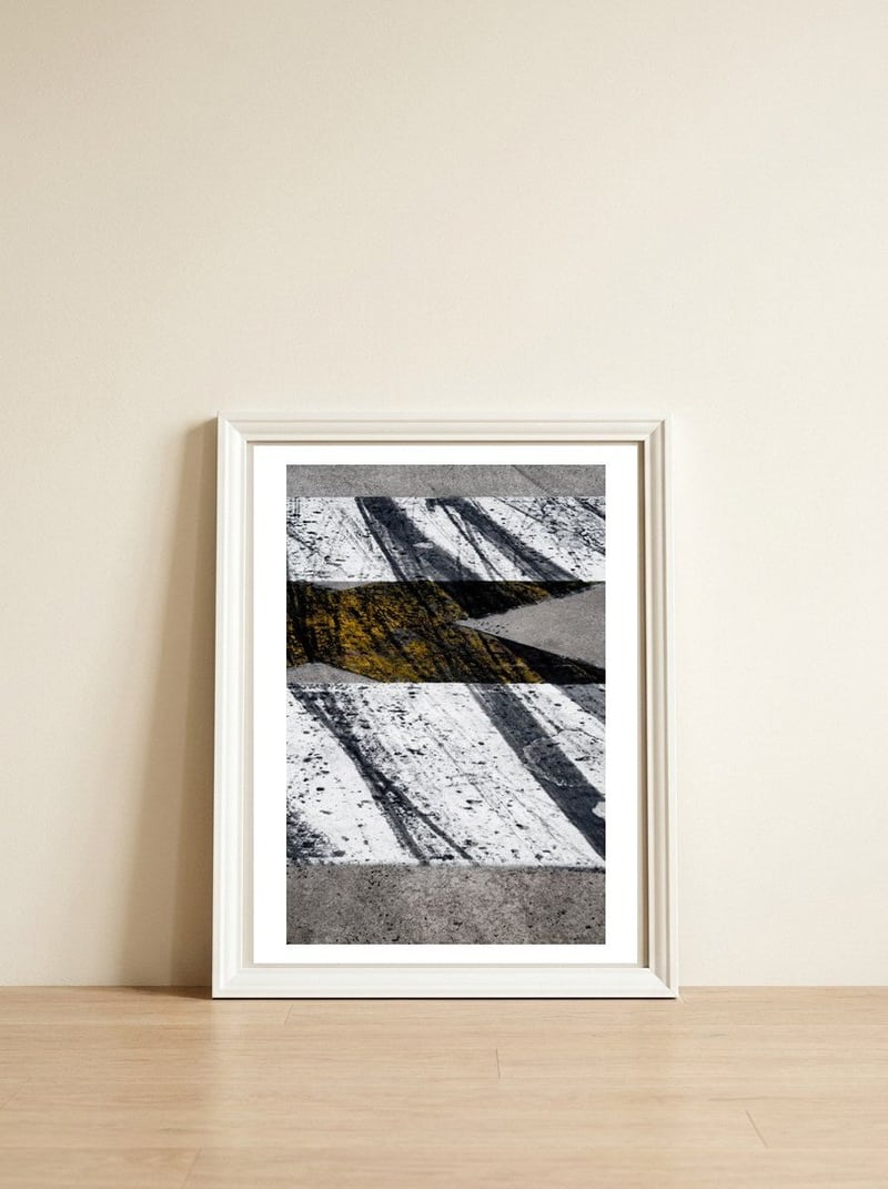 Urban #19 — framed, leaning against the wall
