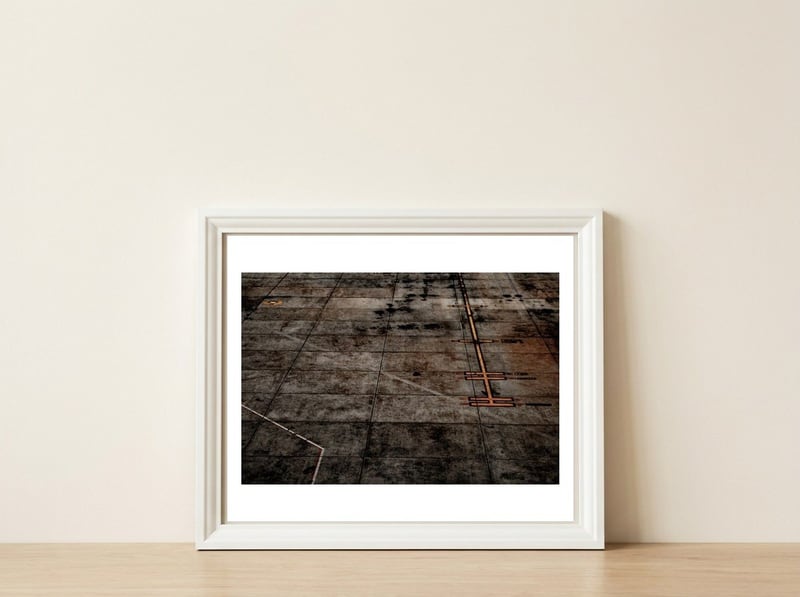 Urban #22 — framed, leaning against the wall