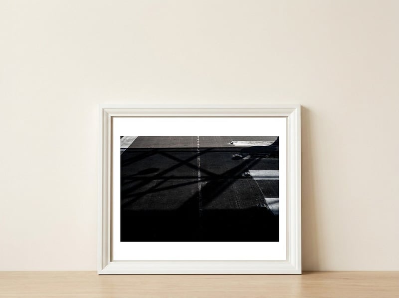 Urban #26 — framed, leaning against the wall