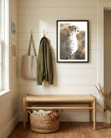 Guardian Cheetah framed in a relaxed room thumbnail
