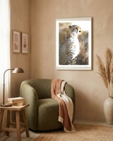 Guardian Cheetah framed in a tender room thumbnail
