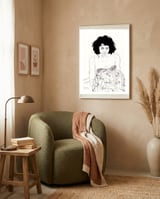 Book Lover II framed in a tender room thumbnail