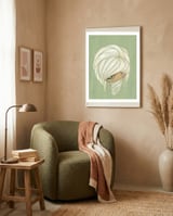 PoPoPoppy Head 0002 framed in a tender room thumbnail