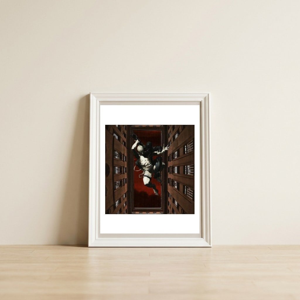 finale — framed, leaning against the wall
