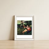 Green — framed, leaning against the wall thumbnail