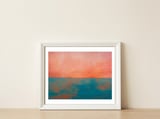 Boiling Ocean — framed, leaning against the wall thumbnail