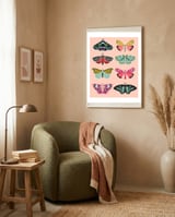 Lepidoptery No. 1 framed in a tender room thumbnail