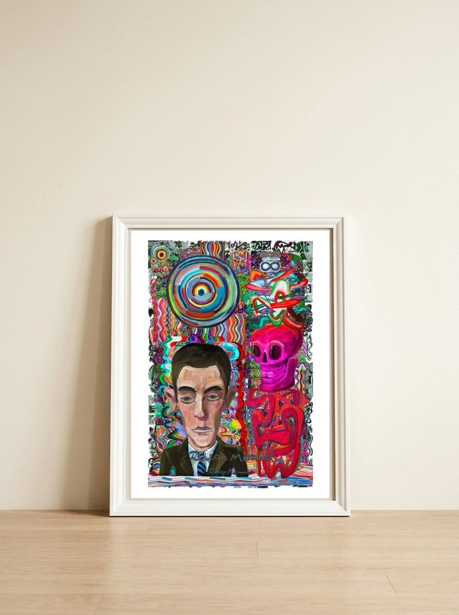New Graffiti2022 540 — framed, leaning against the wall