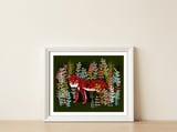 Tiger — framed, leaning against the wall thumbnail