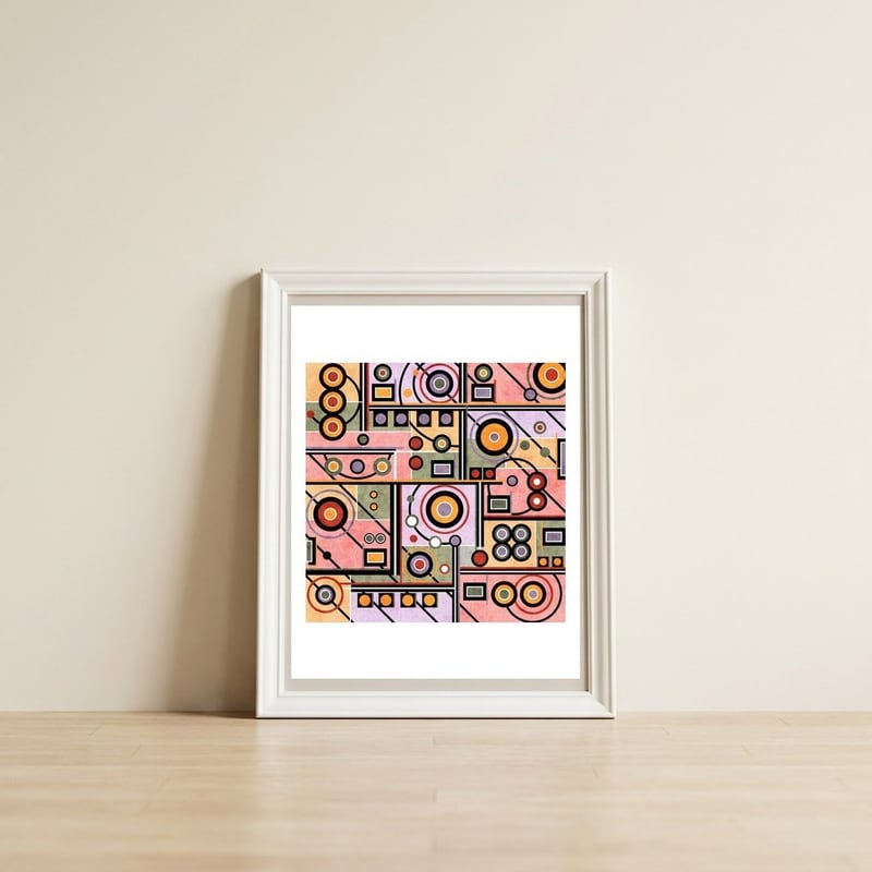 1.25 — framed, leaning against the wall