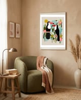 Toucans framed in a tender room thumbnail