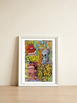 New Graffiti2022 548 — framed, leaning against the wall thumbnail