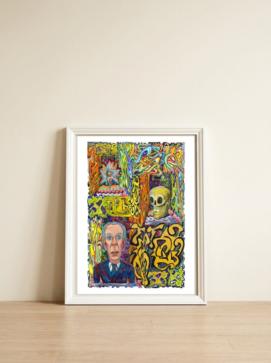 New Graffiti2022 551 — framed, leaning against the wall