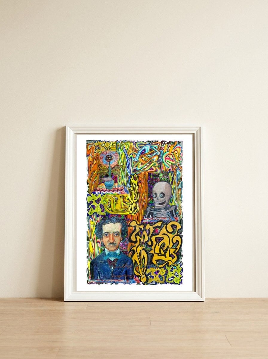 New Graffiti2022 562 — framed, leaning against the wall