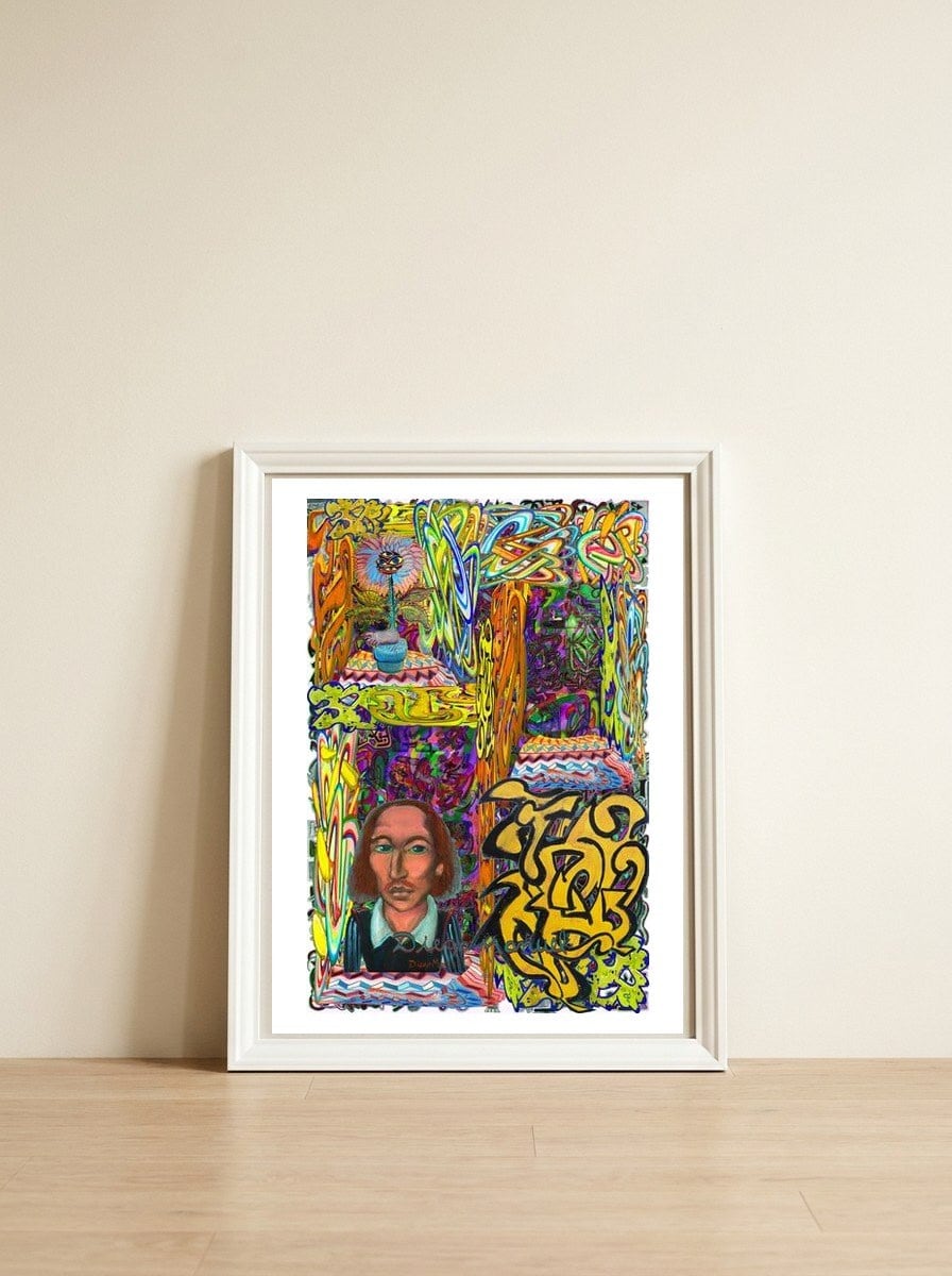 New Graffiti2022 567 — framed, leaning against the wall