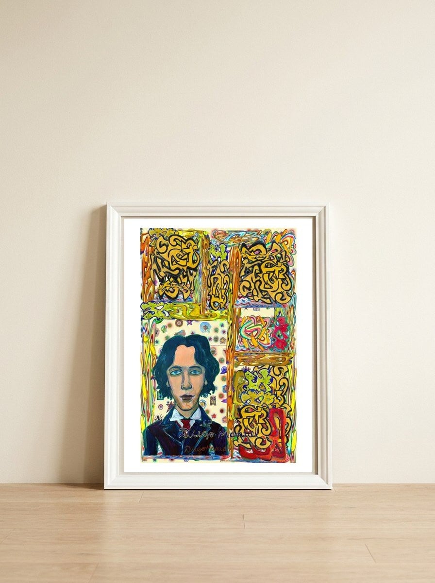 New Graffiti2022 610 — framed, leaning against the wall