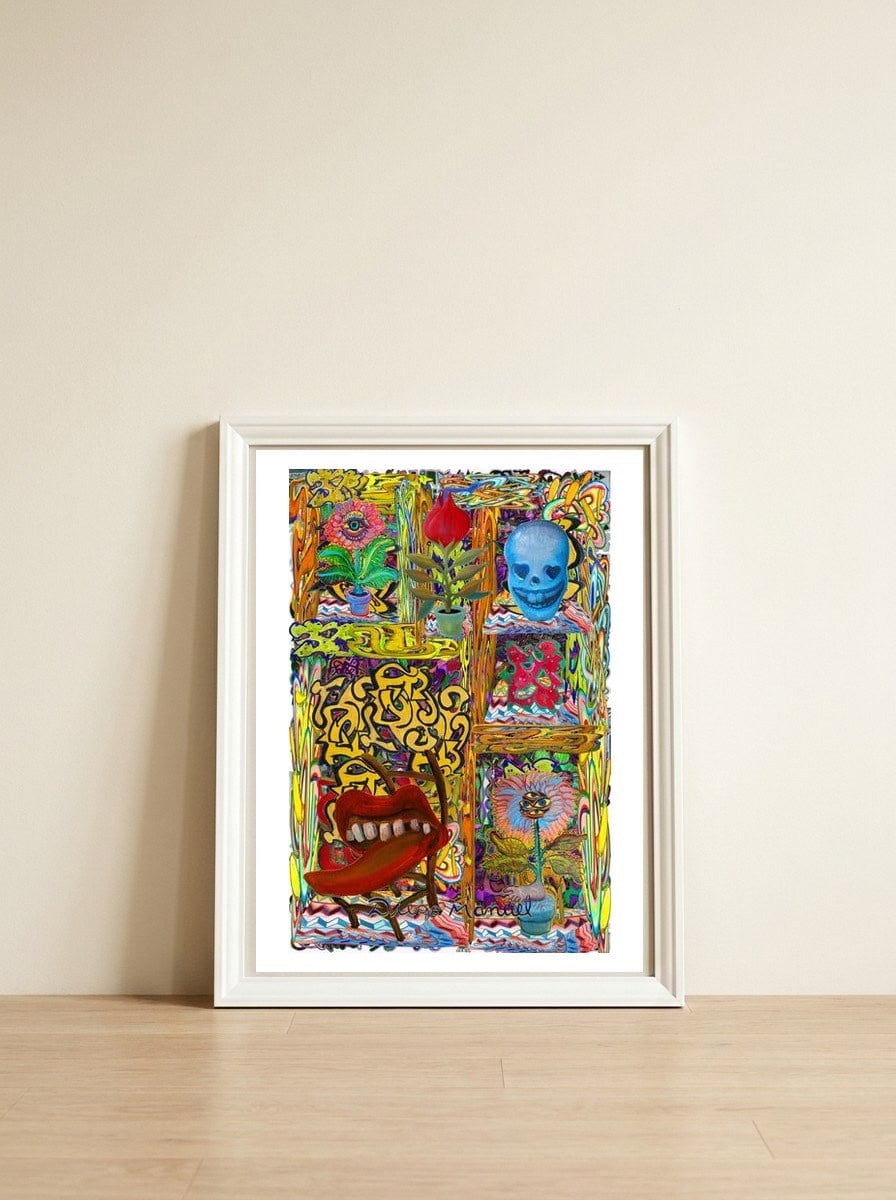 New Graffiti2022 621 — framed, leaning against the wall