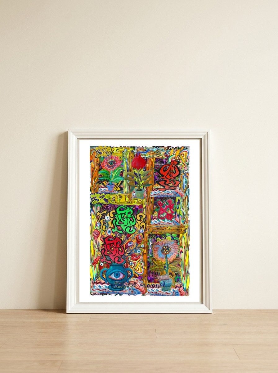 New Graffiti2022 625 — framed, leaning against the wall