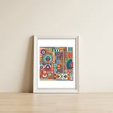 Circular — framed, leaning against the wall thumbnail