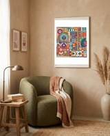 Circular framed in a tender room thumbnail