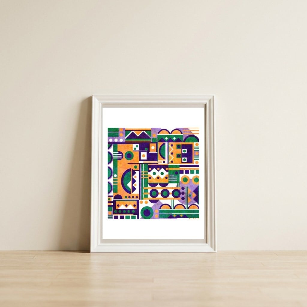 Groove 2 — framed, leaning against the wall