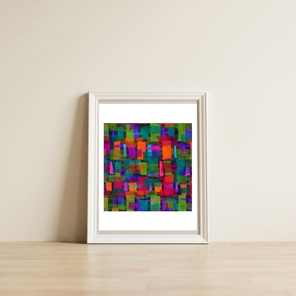 Jewel — framed, leaning against the wall