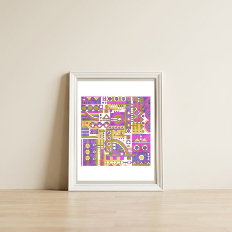 Slope 1 — framed, leaning against the wall