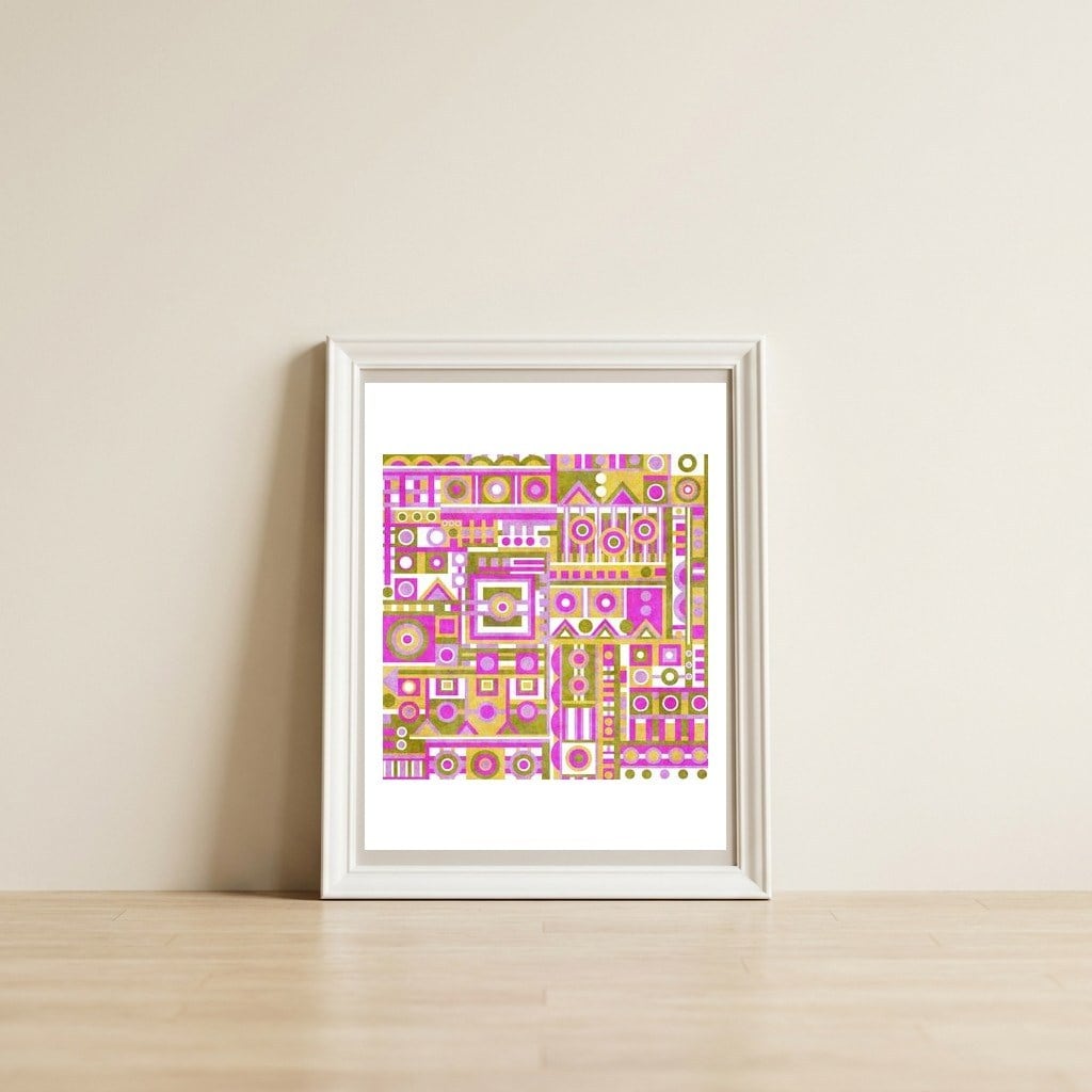 Structure — framed, leaning against the wall