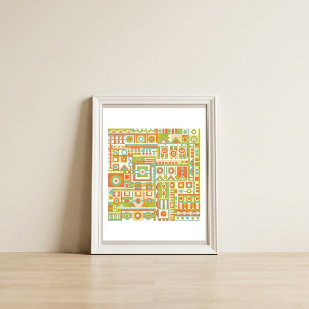 Structure 1 — framed, leaning against the wall