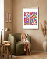 Vent Stripe framed in a tender room thumbnail