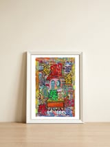 Oficina Del Cobrador 2 — framed, leaning against the wall thumbnail