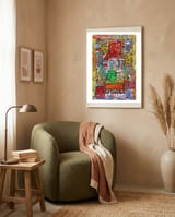 Oficina Del Cobrador 2 framed in a tender room thumbnail