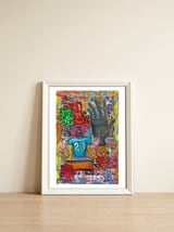 Oficina Del Cobrador 6 — framed, leaning against the wall thumbnail