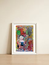 Oficina Del Cobrador 11 — framed, leaning against the wall thumbnail