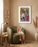 Oficina Del Cobrador 11 framed in a tender room thumbnail